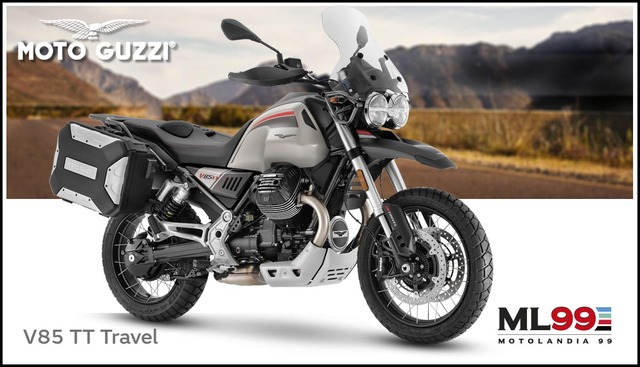 ML99 Promozione Moto Guzzi V85 TT Travel Roma | Vista generale