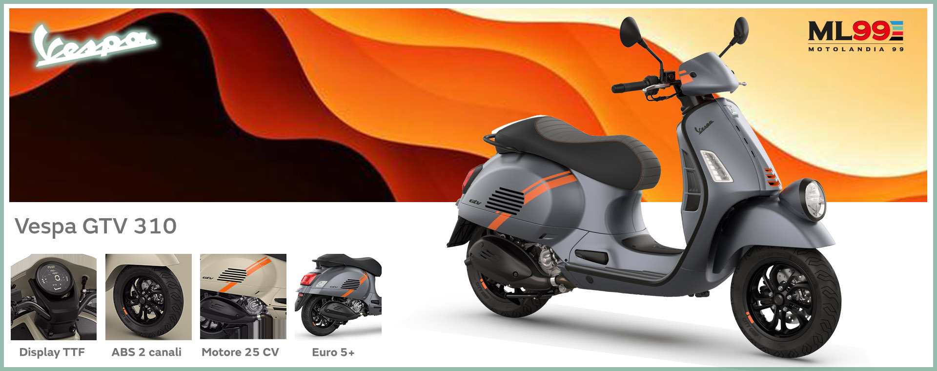 VESPA GTV 310 HPE Principale