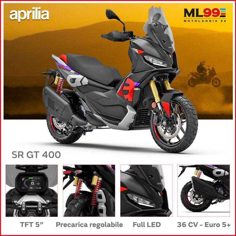 Promozione Aprilia SR-GT 400 | ML99 Concessionaria Ufficiale Roma