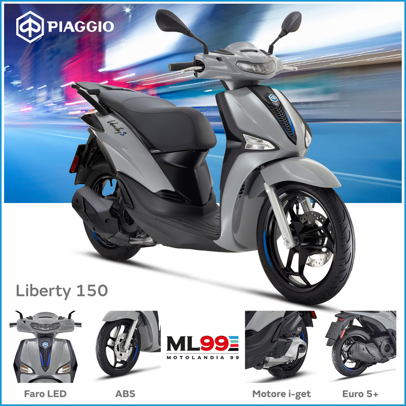 ML99 Promozione scooter Piaggio Liberty 150 | Dettagli e vista generale